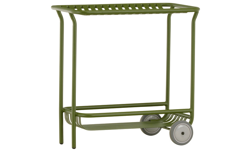 Enid Green Outdoor Cart